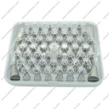 Stainless steel 55pcs  cake   decorating   nozzles ,baking icing  nozzles ,pastry  nozzles 