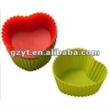 Cake decorations heart shape silicone muffin baking cups