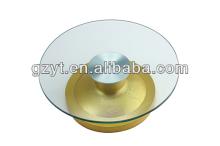 Glass cake turntable revolving for cake decoration