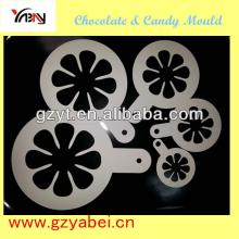 4025-7 Cake decoration stencil set 5 /Capuchino