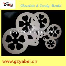 4025-5 Cake decoration stencil set 5 /Capuchino