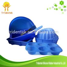 Promotion gift bakeware set silicone cake decorating set