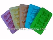 Blue Silicone Fish Bone Ice Tray Bar Party Cube Pan Kitchen Chocolate Mould