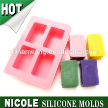 B0145 food grade custom silicone chocolate molds bar shape