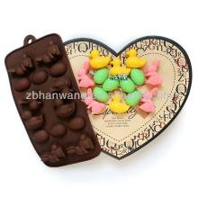 Easter egg molds silicone molds tray egg cake molds silicone cheap egg chocolate mold rabbit cake mo