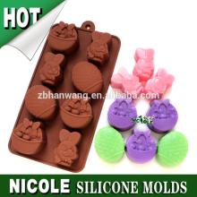 Easter  egg  molds silicone molds tray  egg   cake  molds silicone cheap  egg  chocolate mold B0050