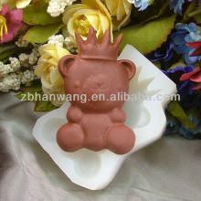 DIY Silicone Chocolate Teddy Bear Molds ZIBO NICOLE Chocolate Mould C0029