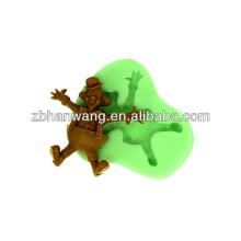 New silicone rubber mini edible cake decoration mould cake fondant molds cake decorating tools F0308