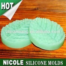 Nicole factory Q0051 handmade leaf shape icing silicone mold cake decorating