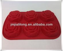 Silicone Mold for Cake Decorating with 6 Cup