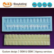 Classic fondant cake decorating pleats border silicone mold