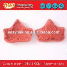 Factory direct sale 3D sugar craft veiner  leaf  fondant silicone  mold  for cake decorating