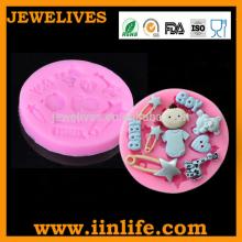 Baby shaped icing cake decoration