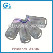 Transparent PET or PVC plastic saffron box