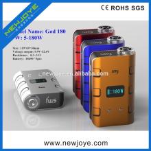 Newjoye 2014 latest dna 30 box mod clone 180watt god180 god 180 mod box mod better than ipv 35w box