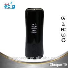 Wholesale Original Cloupor T5 50W Mod 7W-50W High Quality E Cigarette