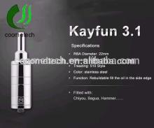 Russian RBA Atomizer e-cigarette Kayfun Lite, kayfun 3.1, kayfun clone with good quality the russian