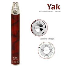 Biansi high quality YAK VV battery ego  variable   voltage  battery with constant output  voltage 