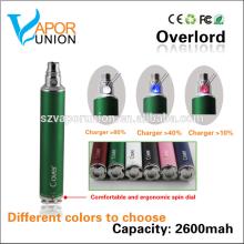 China Wholesale E Cigarette Battery 2600mah Clover Overlord Direct Shipping