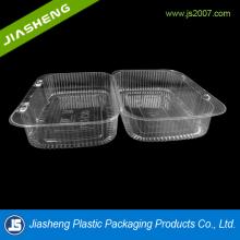 Disposable Square Plastic Tray For  Vegetable  Fruit