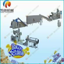 Puffed bugles various shape corn starch snacks production line in India