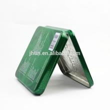 Folding chewing gum packing box tin box