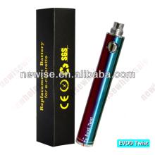 2014 popular ecigater ecig e cigarette evod twist battery