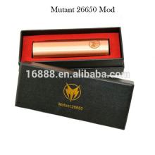 Popular china wholesale e cigarette mech mod mutant mod red copper and Stainless steel color availab