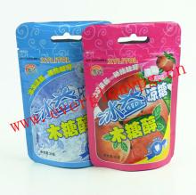 Zipper Stand Up Pouch for chewing gum