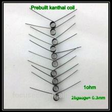 Most popular kanthal wire A1 is lowest price in the china market 1ohm prebuilt kanthal coil jig