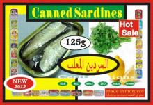 Morocco Canned Sardines from Atlantic Ocean 125g