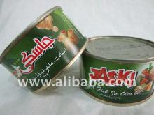 tuna canned in  olive  oil