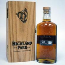 Highland Park 22y. Single Malt Whisky.