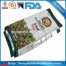 Professional side gusset figured black tea bags