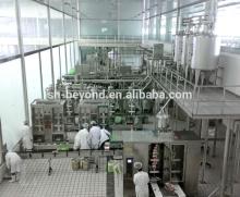 Automatic milk processing plant produce various kinds of dairy products