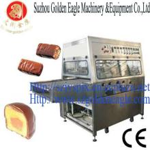 stainless steel chocolate coating machine with cooling tunnel for cake,biscuit,wafer and candy/candy