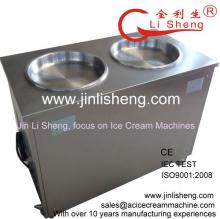 Jin Li Sheng CE IEC WF2170S  double   pan s Fry Ice  Pan  Machine