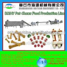 2014 New Jinan Flavored Squeaky  Dental  Corn Starch Antler  Dog   Chew  Machine