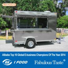 FV-25 2014 New Style Hamburgers Street Food  Kiosk  Cart 4 Wheels Food Cart