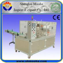 Chewing gum overwrapping machine