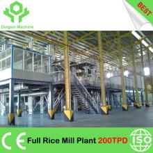 Automatic 18 to 300 TPD Complete Rice Mill Machinery Full Rice Mill Plant Rice Mill Line