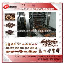 YX/CH200 Double shots center filled chocolate bar machine