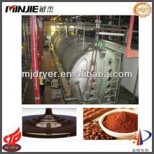 vacuum belt dryer for cocoa paste