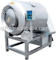 Vacuum tumbler for meat processing