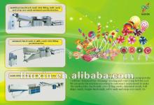 Automatic bonbon candy / lollipop mix fruit jelly machine producing line