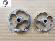 #32 and #22 kidney plate electric food meat slicers/stainless steel manual meat grinder  parts /meat g