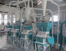 mini capacity maize flour milling machines with best quality roller mill and maize cleaing equipment