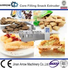 Twin Screw Core Filling Puffed Corn Snacks Food Extruder Machine