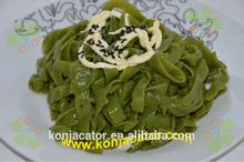 spinach konjac noodles, high quality shriataki noodles