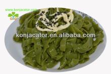 zero fat/carolie spinach konjac noodles,shirataki noodles